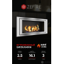 Биокамин Zefire Sirius 900 со стемалитом