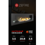 Биокамин Zefire Orion 1200 со стеклом