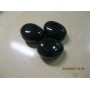 Декоративные керамические камни черные 14 шт