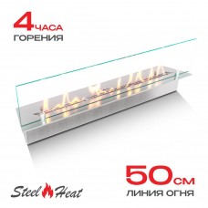 Топливный блок SteelHeat LINE GLASS 600