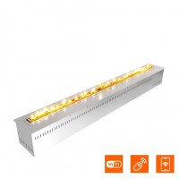 Автоматический биокамин SteelHeat AB 1500 (Серебристый + Wi-Fi)