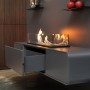 Биокамин встраиваемый в тумбу Steelheat Stand 800 белый