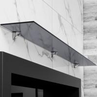 Стеклянная полка для биокамина Gray  1700