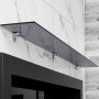 Стеклянная полка для биокамина Gray  900