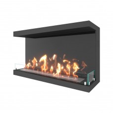 Биокамин фронтальный SteelHeat ONE 1100 (Стекло + Стемалит)