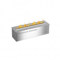 Автоматически биокамин SteelHeat AB Fire Line 600 (Черный)