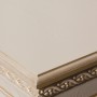 Каминокомплект PATRICIA/АДРИАНА Бежевый дуб с золотой патиной с очагом Электроочаг MAJESTIC LUX/МАДЖЕСТИК